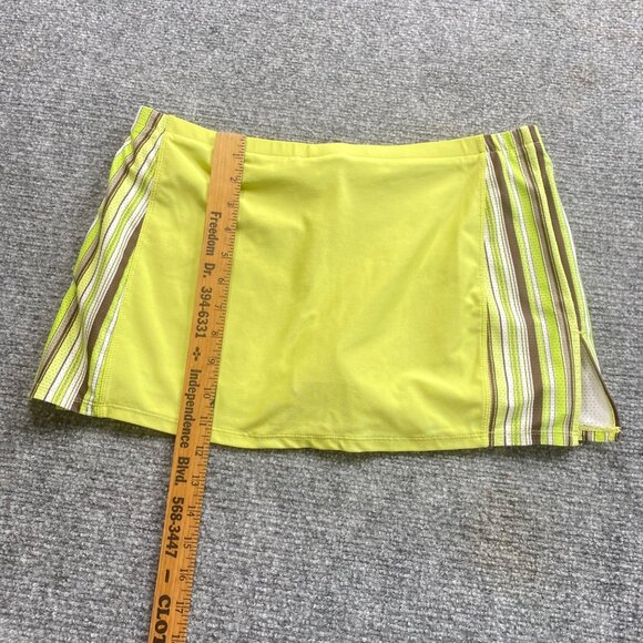 Moving Comfort Skort Women's  M (8-10) Yellow Green Athletic‎ Skirt Tennis Golf - Picture 5 of 8